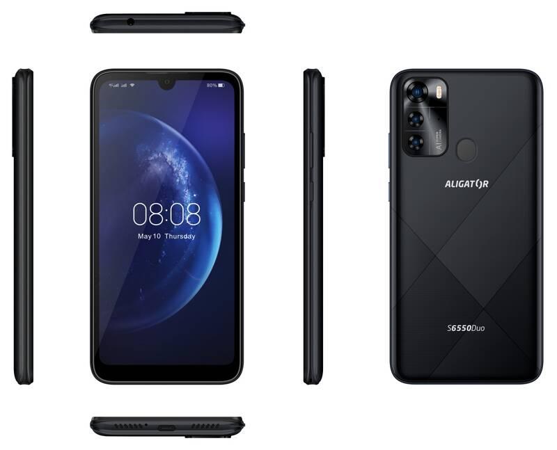 Mobilní telefon Aligator S6550 Duo černý