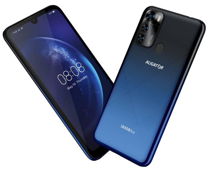Mobilní telefon Aligator S6550 Duo modrý
