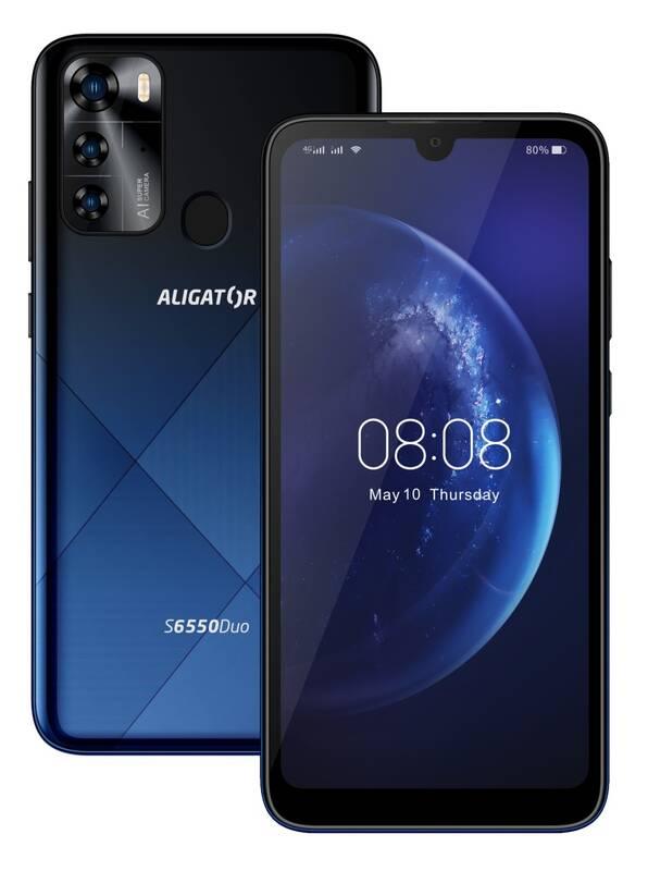 Mobilní telefon Aligator S6550 Duo modrý