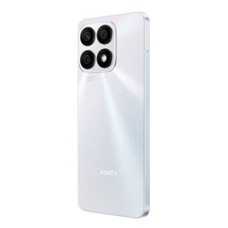 Mobilní telefon HONOR X8a stříbrný