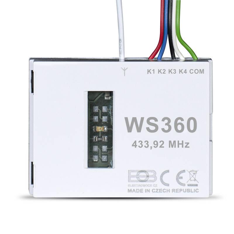 Modul Elektrobock WS360, univerzální vysílač pod vypínač, Modul, Elektrobock, WS360, univerzální, vysílač, pod, vypínač