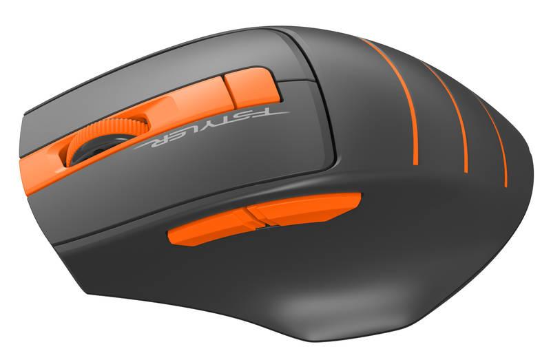 Myš A4Tech FG30B, FSTYLER oranžová