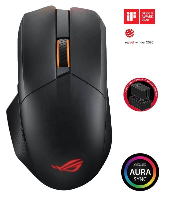 Myš Asus ROG CHAKRAM X černá