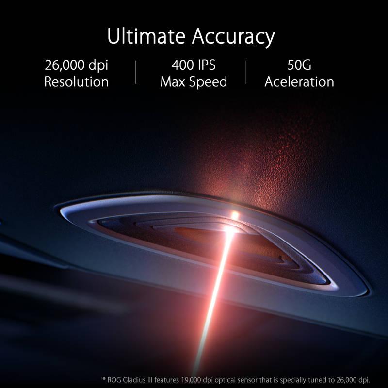 Myš Asus ROG GLADIUS III černá