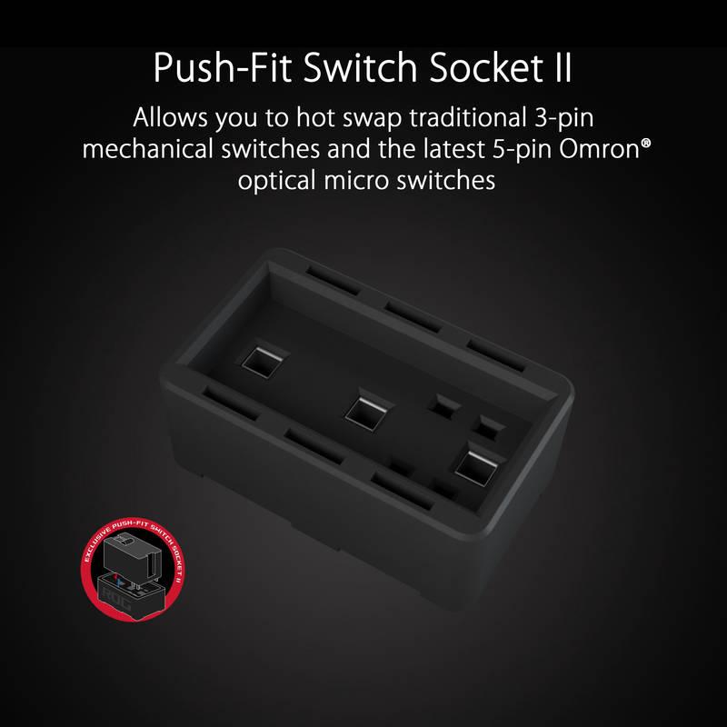 Myš Asus ROG GLADIUS III černá