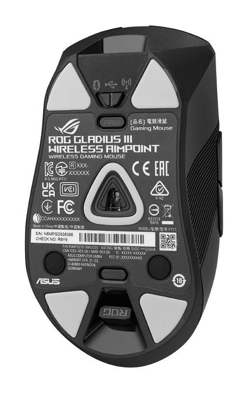 Myš Asus ROG GLADIUS III Wireless Aimpoint černá