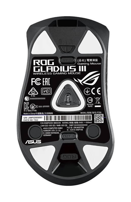 Myš Asus ROG GLADIUS III Wireless černá, Myš, Asus, ROG, GLADIUS, III, Wireless, černá