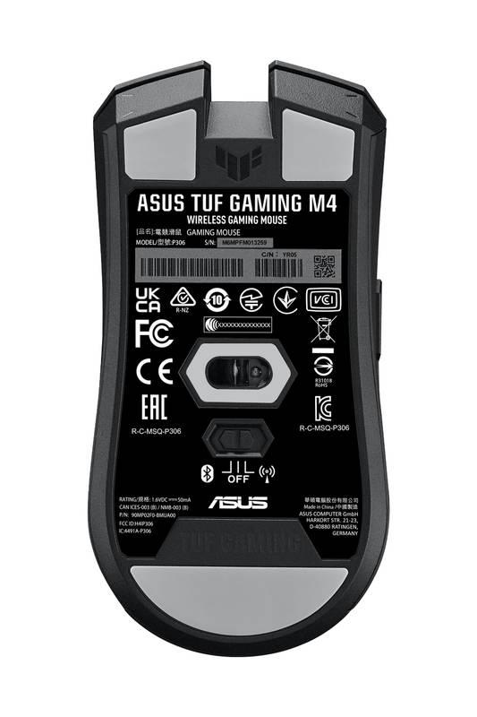 Myš Asus TUF GAMING M4 Wireless černá, Myš, Asus, TUF, GAMING, M4, Wireless, černá