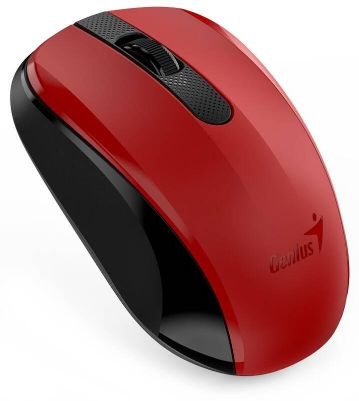 Myš Genius NX-8008S černá červená, Myš, Genius, NX-8008S, černá, červená