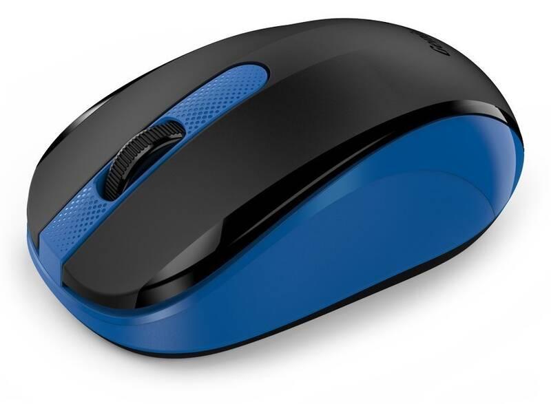 Myš Genius NX-8008S černá modrá, Myš, Genius, NX-8008S, černá, modrá