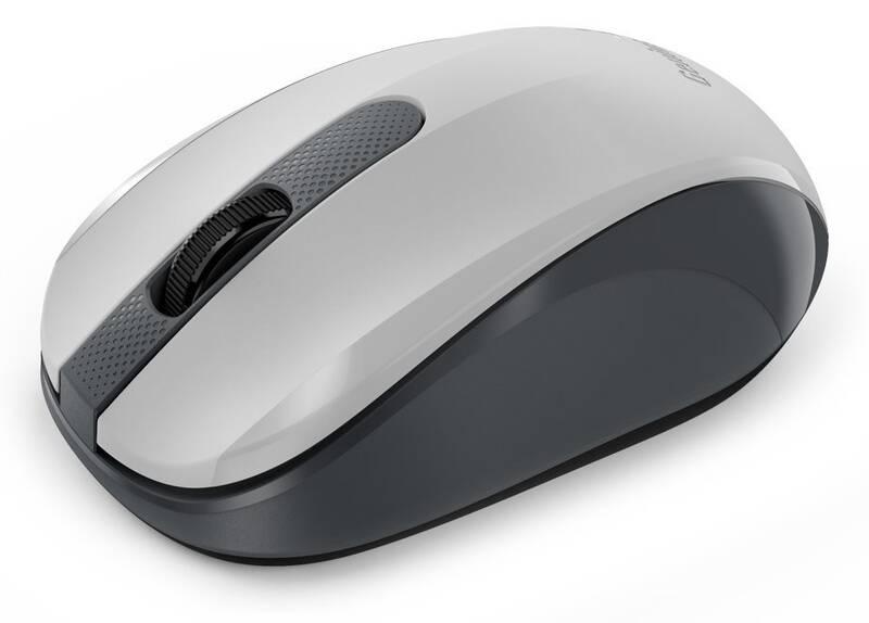 Myš Genius NX-8008S šedá bílá, Myš, Genius, NX-8008S, šedá, bílá