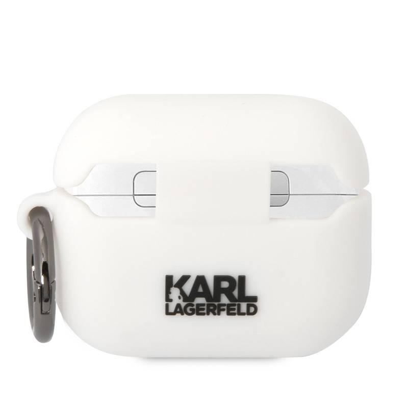 Pouzdro Karl Lagerfeld 3D Logo NFT Karl Head na Airpods Pro bílé, Pouzdro, Karl, Lagerfeld, 3D, Logo, NFT, Karl, Head, na, Airpods, Pro, bílé
