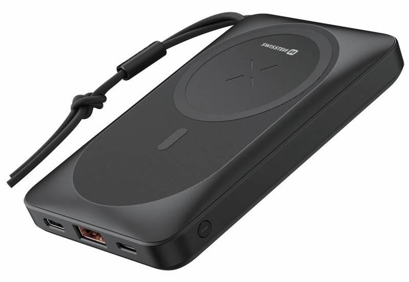 Powerbank Swissten MagSafe 10 000mAh černá