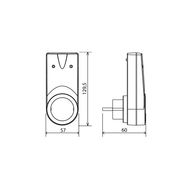 Přijímač Elektrobock WS303, do zásuvky