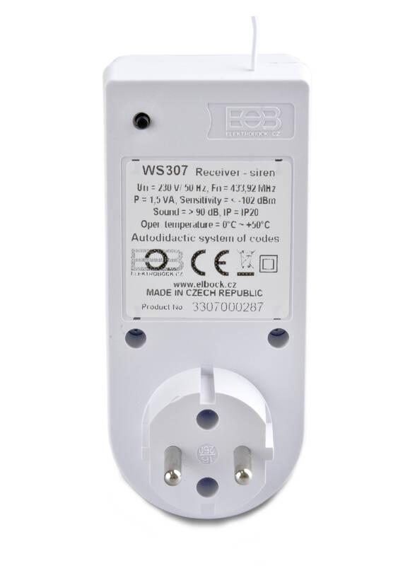 Přijímač Elektrobock WS306, zvonek - GONG