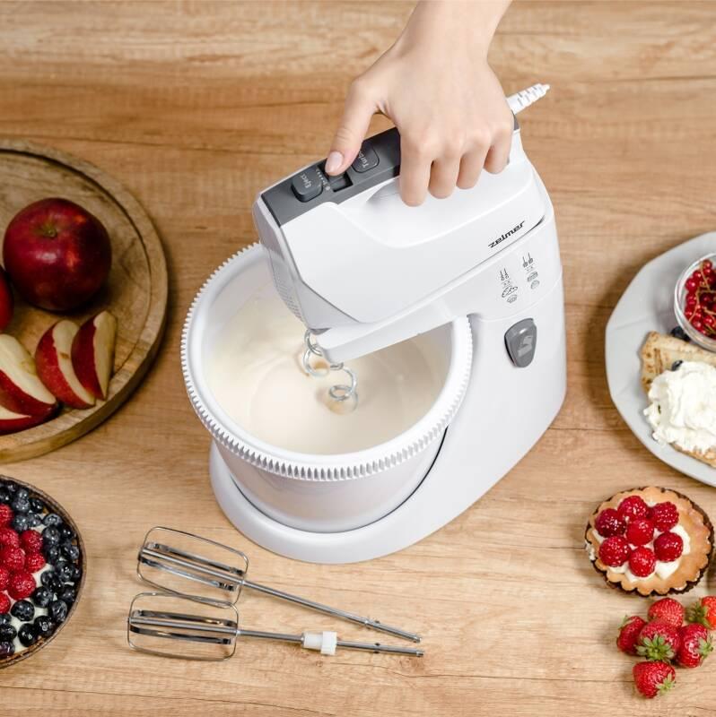 Ruční šlehač s mísou Zelmer ZHM2559 bílý