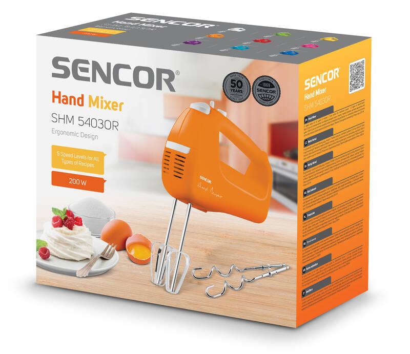 Ruční šlehač Sencor SHM 5403OR, Ruční, šlehač, Sencor, SHM, 5403OR