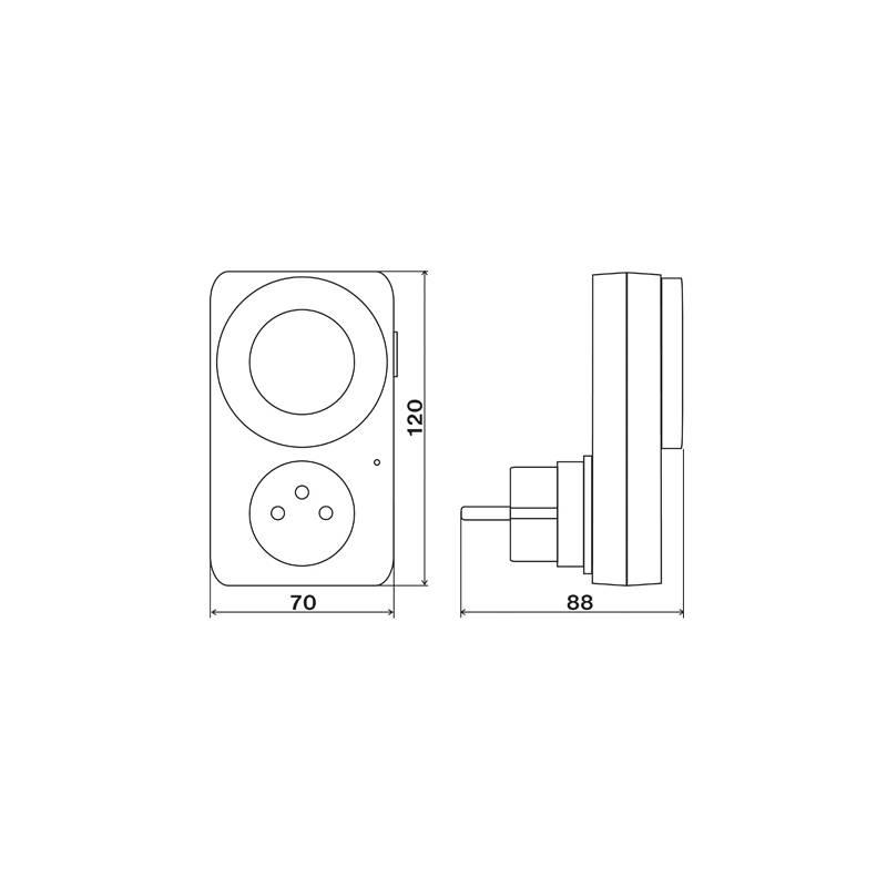 Spínač časový Elektrobock ZS10, Spínač, časový, Elektrobock, ZS10