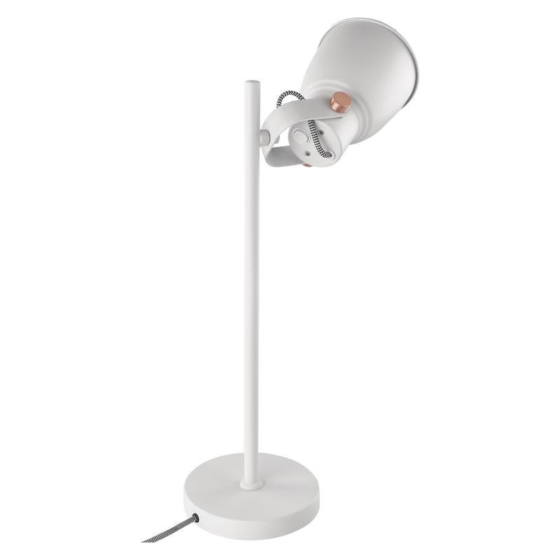 Stolní lampička EMOS JULIAN na žárovku E27 bílá
