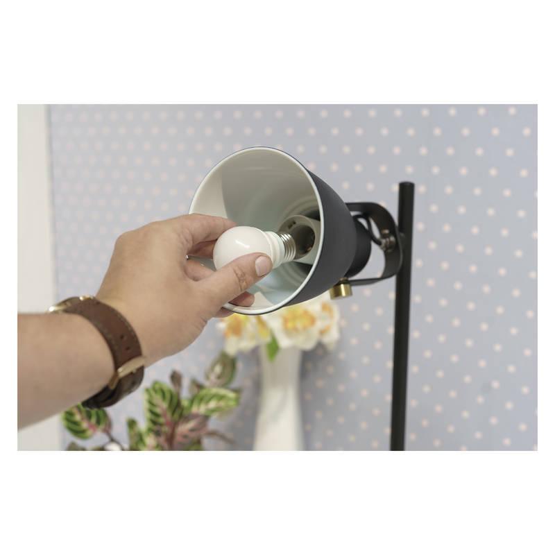 Stolní lampička EMOS JULIAN na žárovku E27 černá