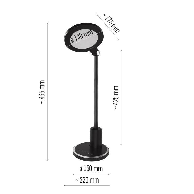 Stolní LED lampička EMOS WESLEY černá