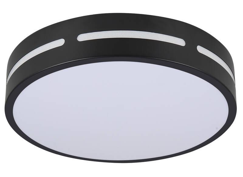 Stropní svítidlo IMMAX NEO LITE PERFECTO SMART, kruh, 30cm, 24W, TUYA Wi-Fi černé