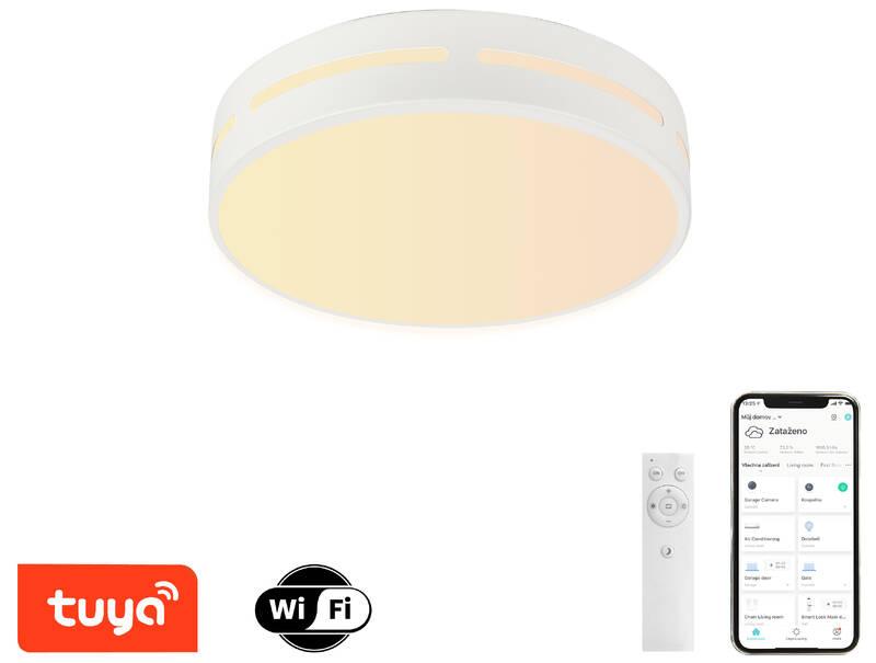 Stropní svítidlo IMMAX NEO LITE PERFECTO SMART, kruh, 40cm, 24W, TUYA Wi-Fi bílé