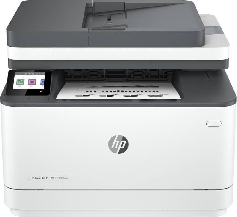 Tiskárna multifunkční HP LaserJet Pro MFP 3102fdw bílá, Tiskárna, multifunkční, HP, LaserJet, Pro, MFP, 3102fdw, bílá
