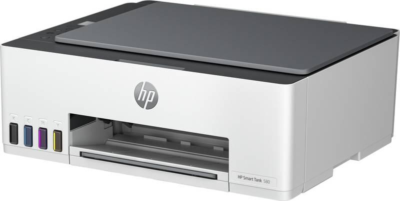 Tiskárna multifunkční HP Smart Tank 580 bílá, Tiskárna, multifunkční, HP, Smart, Tank, 580, bílá