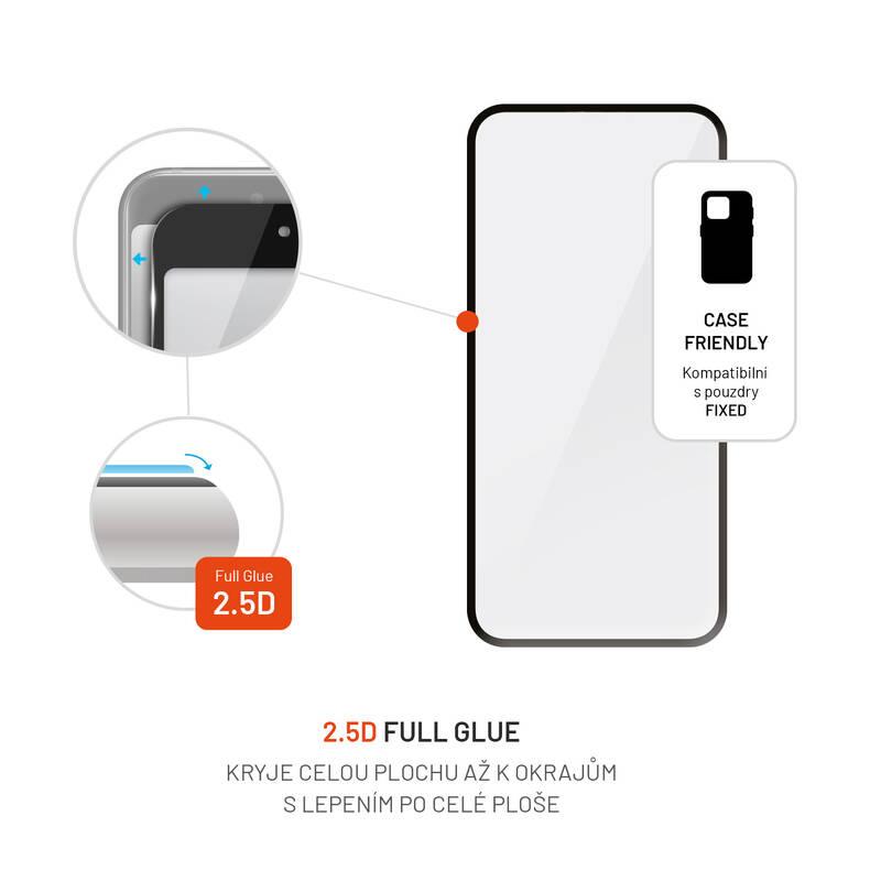 Tvrzené sklo FIXED Armor s aplikátorem na Apple iPhone 14 Pro Max černé