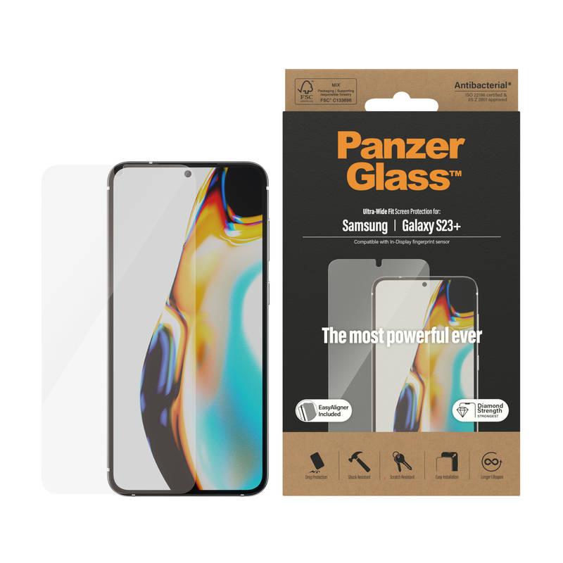 Tvrzené sklo PanzerGlass na Samsung Galaxy S23 s instalačním rámečkem, Tvrzené, sklo, PanzerGlass, na, Samsung, Galaxy, S23, s, instalačním, rámečkem
