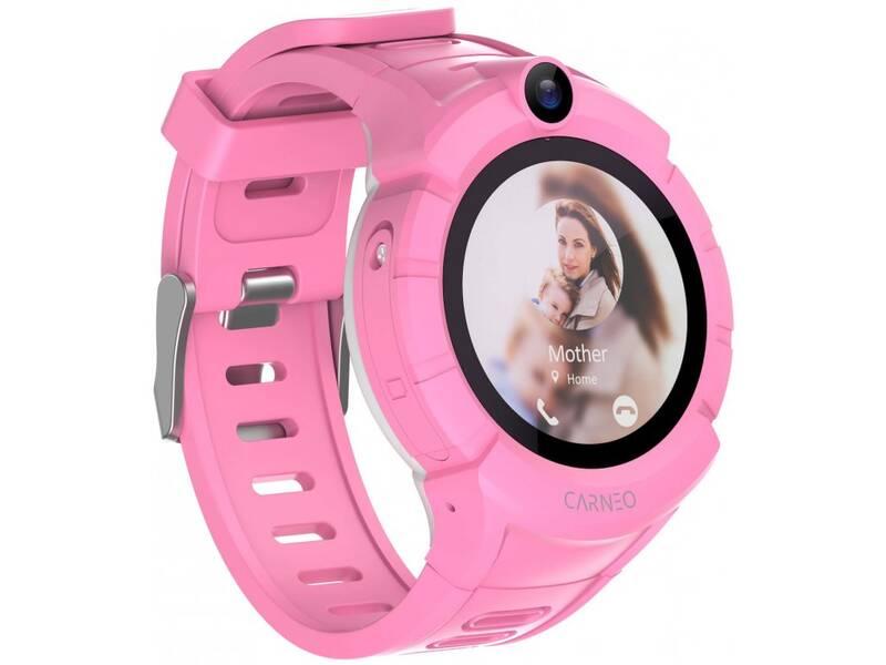 Chytré hodinky Carneo GuardKid Mini růžové