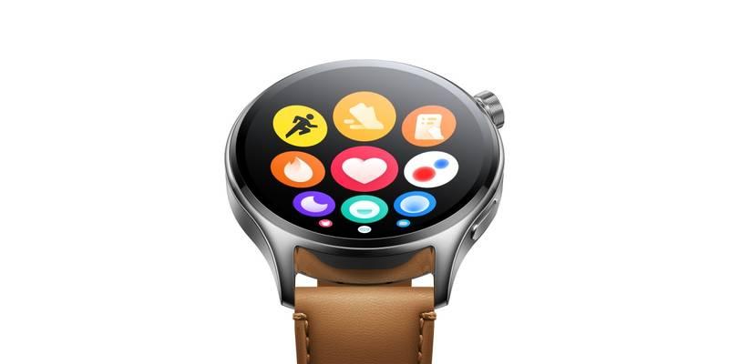 Chytré hodinky Xiaomi Watch S1 Pro stříbrné hnědé, Chytré, hodinky, Xiaomi, Watch, S1, Pro, stříbrné, hnědé