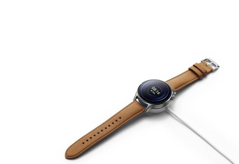 Chytré hodinky Xiaomi Watch S1 Pro stříbrné hnědé
