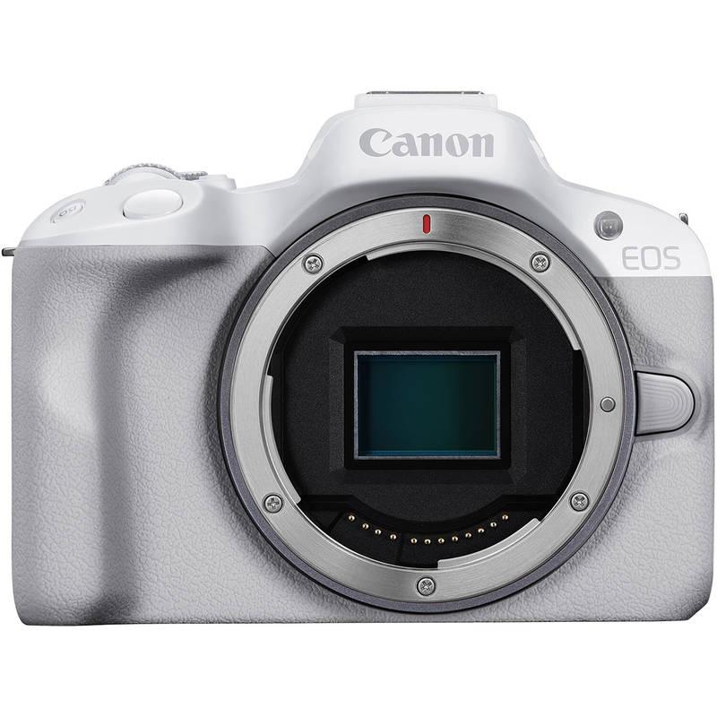 Digitální fotoaparát Canon EOS R50 RF-S 18-45 mm IS STM bílý