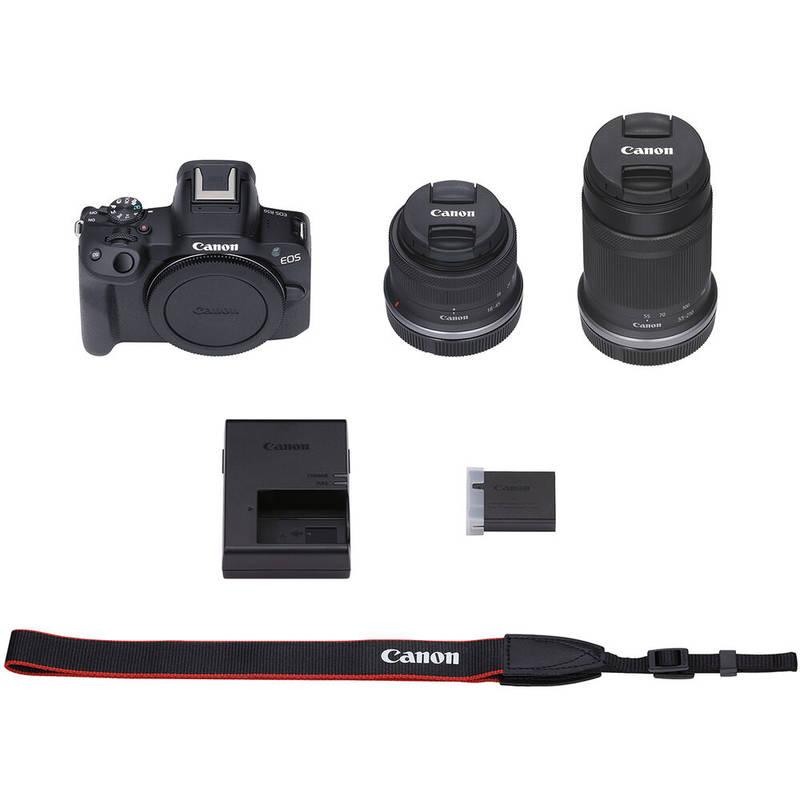 Digitální fotoaparát Canon EOS R50 RF-S 18-45 mm IS STM černý, Digitální, fotoaparát, Canon, EOS, R50, RF-S, 18-45, mm, IS, STM, černý