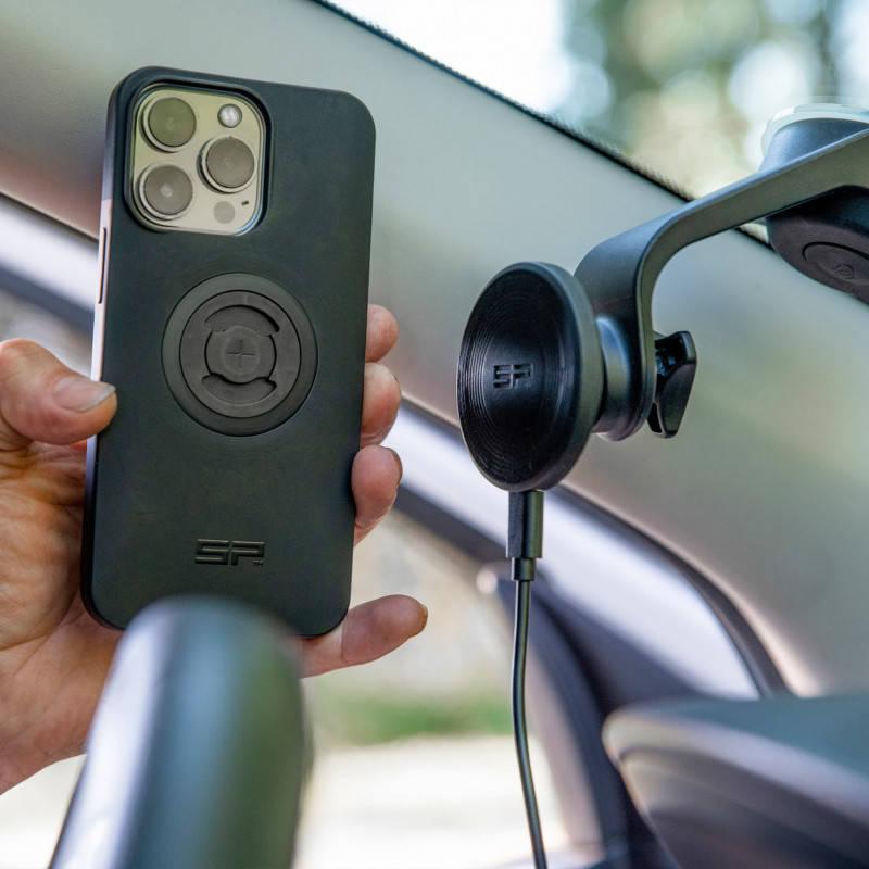 Držák na mobil SP Connect Charging Suction Mount SPC černý