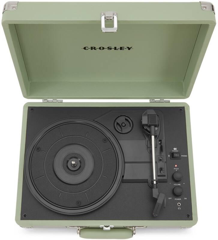 Gramofon Crosley Cruiser Plus zelený, Gramofon, Crosley, Cruiser, Plus, zelený