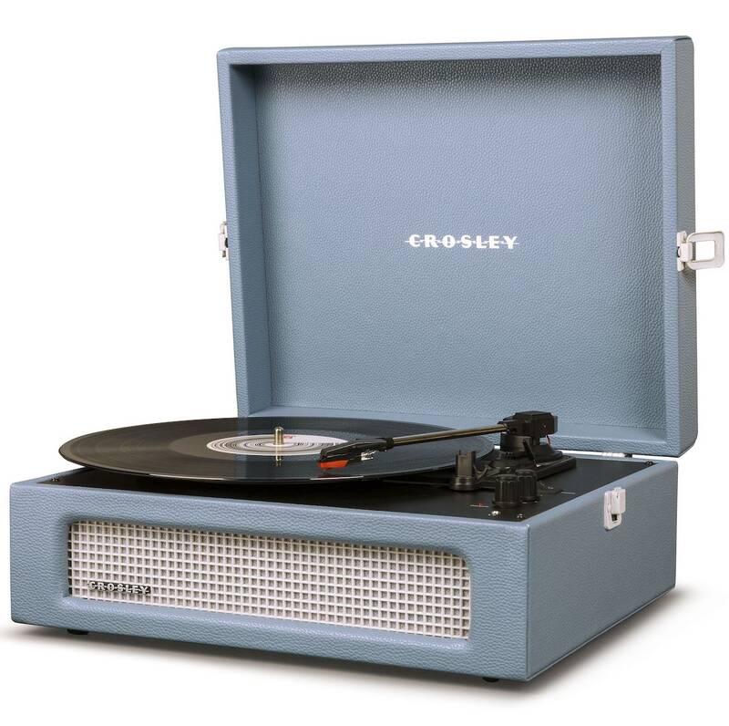 Gramofon Crosley Voyager modrý