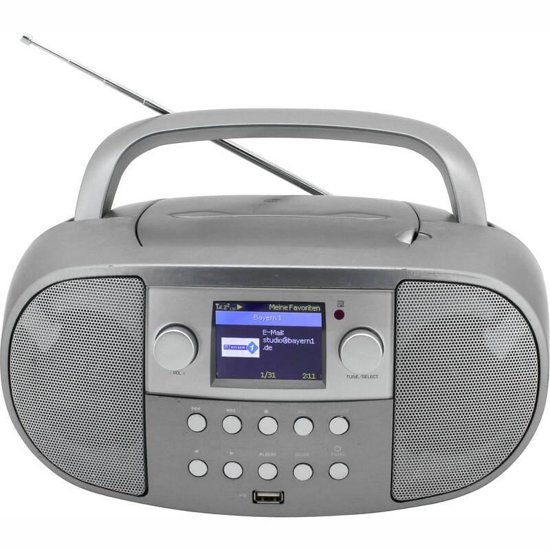 Internetový radiopřijímač s DAB Soundmaster SCD7600TI šedý