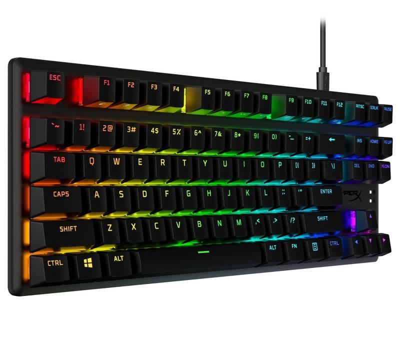 Klávesnice HyperX Alloy Origins Core PBT Blue - US černá