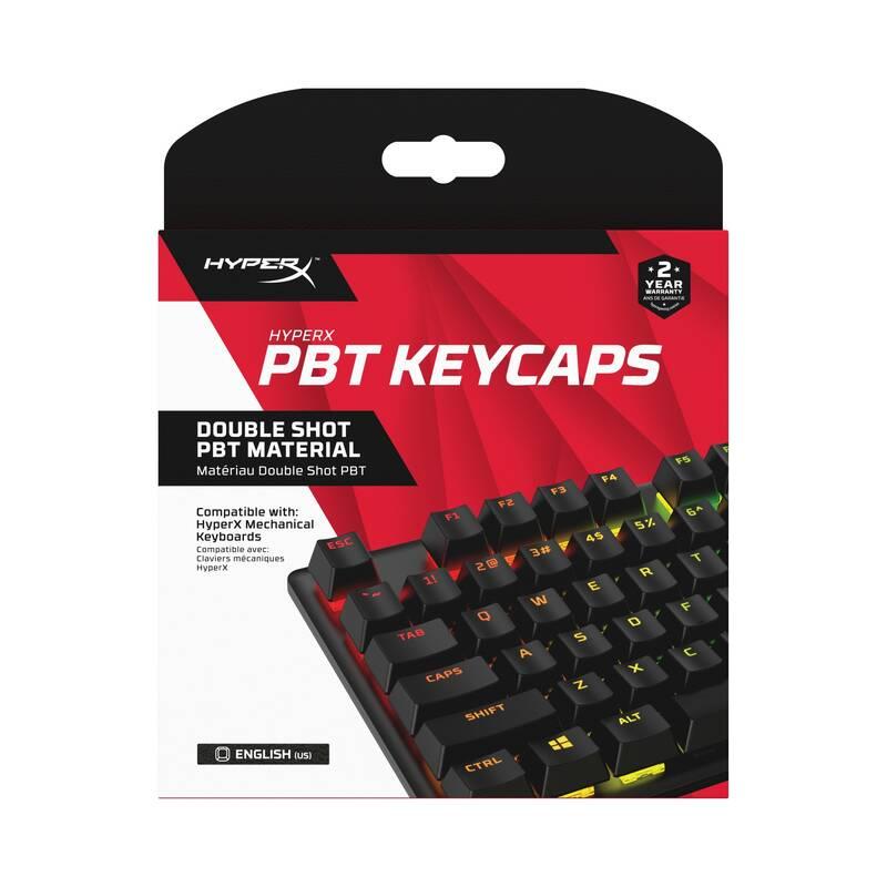 Klávesy HyperX PBT Keycaps - černé