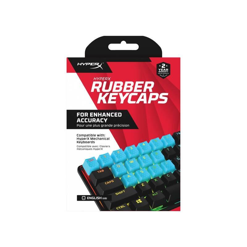 Klávesy HyperX Rubber Keycaps - modré, Klávesy, HyperX, Rubber, Keycaps, modré