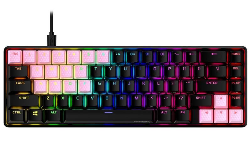 Klávesy HyperX Rubber Keycaps - růžové