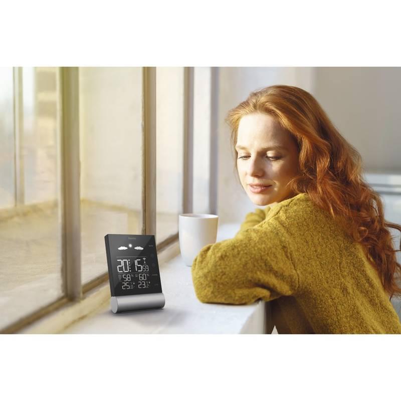 Meteorologická stanice Hama Black Line černá