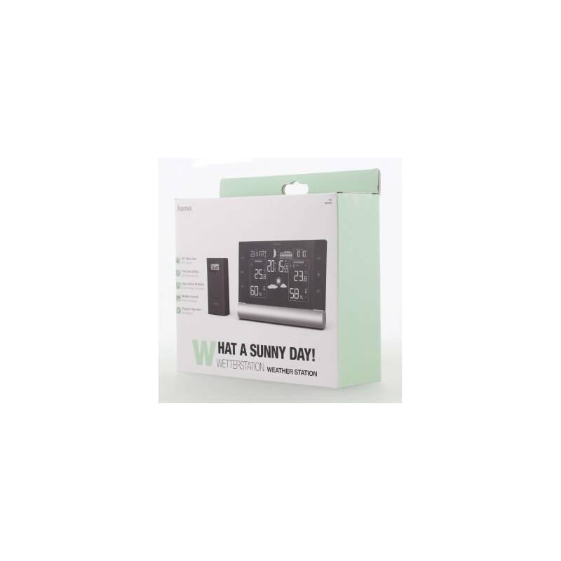 Meteorologická stanice Hama Black Line Plus černá