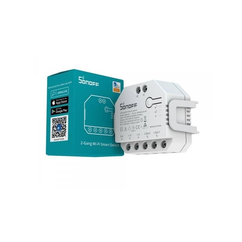 Modul Sonoff Smart switch WiFi Dual R3, Modul, Sonoff, Smart, switch, WiFi, Dual, R3