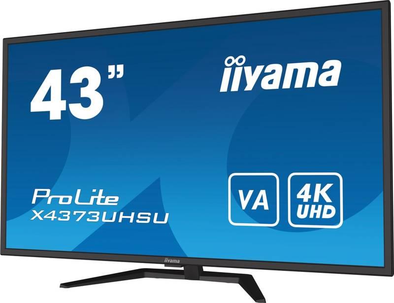 Monitor IIYAMA ProLite X4373UHSU-B1 černý