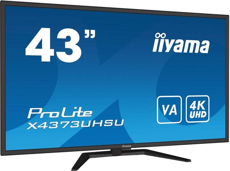 Monitor IIYAMA ProLite X4373UHSU-B1 černý