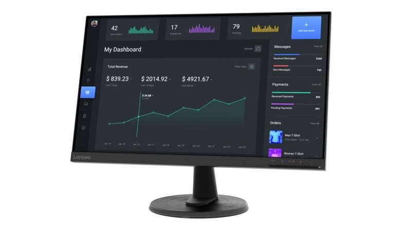 Monitor Lenovo D24-40 černý